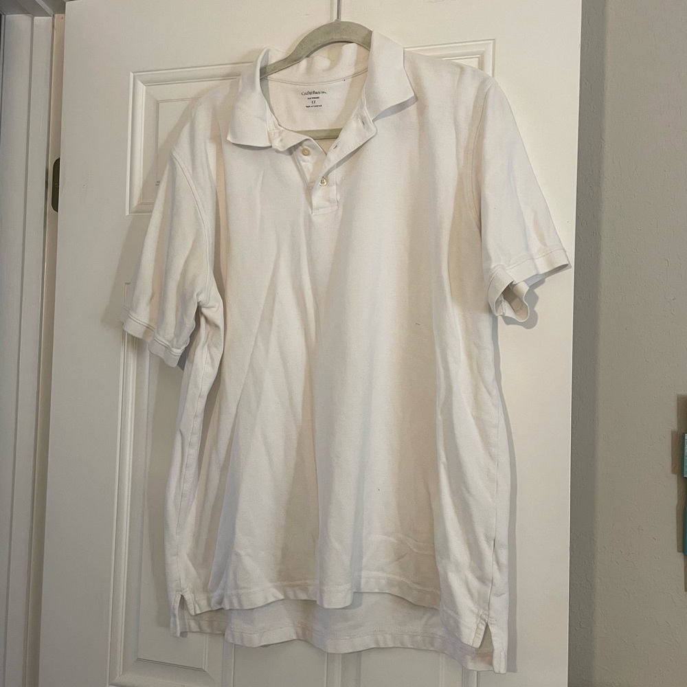 White polo shirt🔥